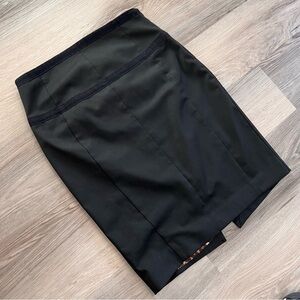 Express Elegant Black Pencil Skirt